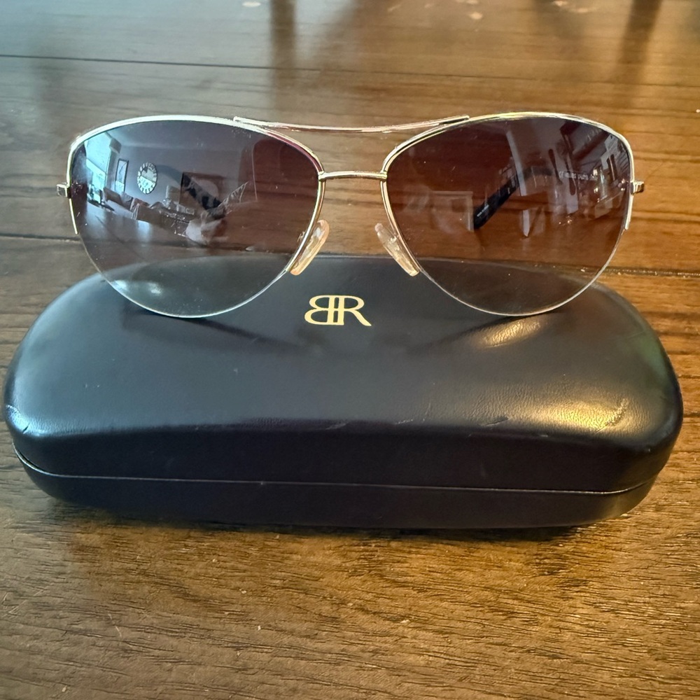 Banana Republic Gold Aviator Sunglasses